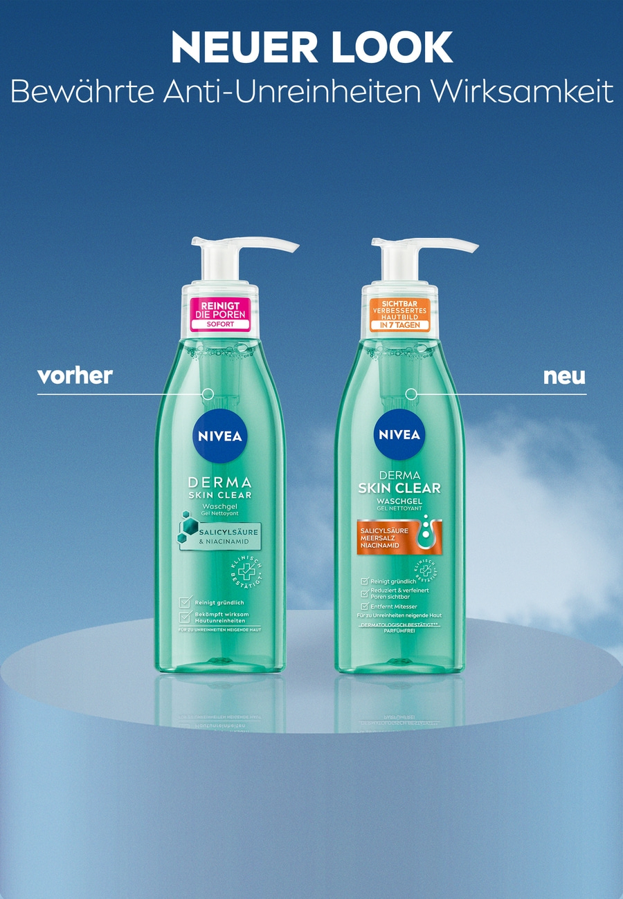 NIVEA DERMA SKIN CLEAR Night Routine Set 3-teilig