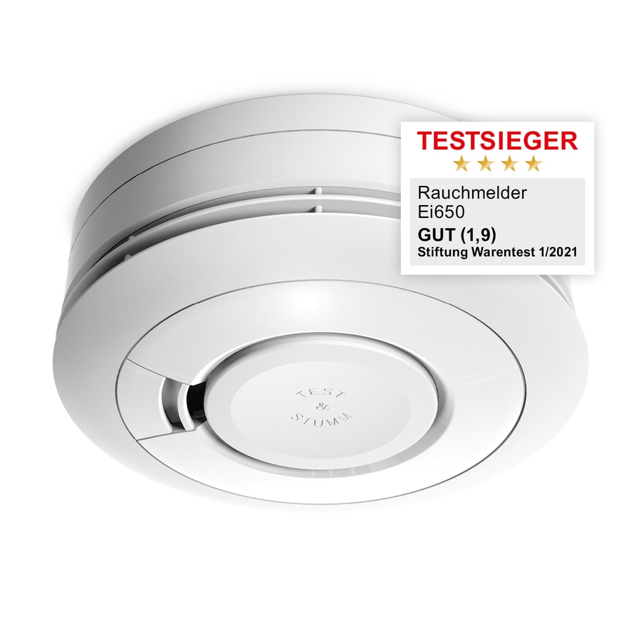 Ei Electronics Ei650 Rauchwarnmelder Rauchmelder mit 10 Jahres Batterie NEU Stand-Alone-Gerät - Testsieger Stiftung Warentest