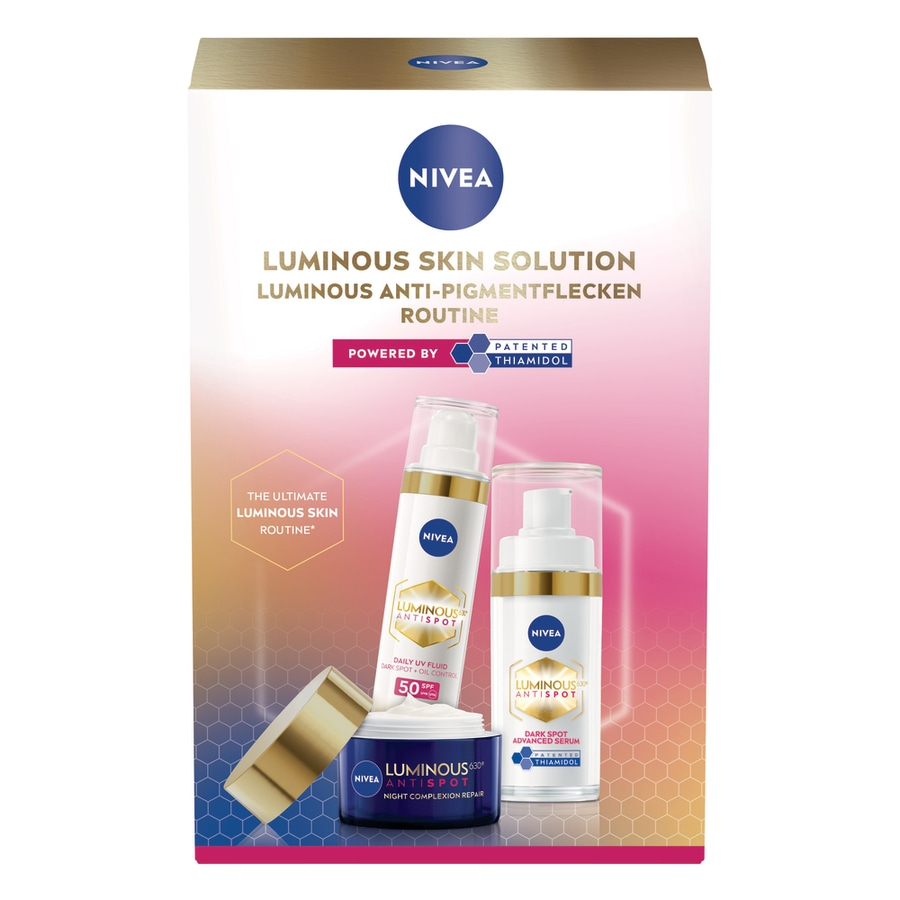 NIVEA LUMINOUS630 Gesichtspflege Set Tagespflege Nachtcreme & Intensiv Serum NIVEA LUMINOUS630 Gesichtspflege Set Tagespflege Nachtcreme & Intensiv Serum