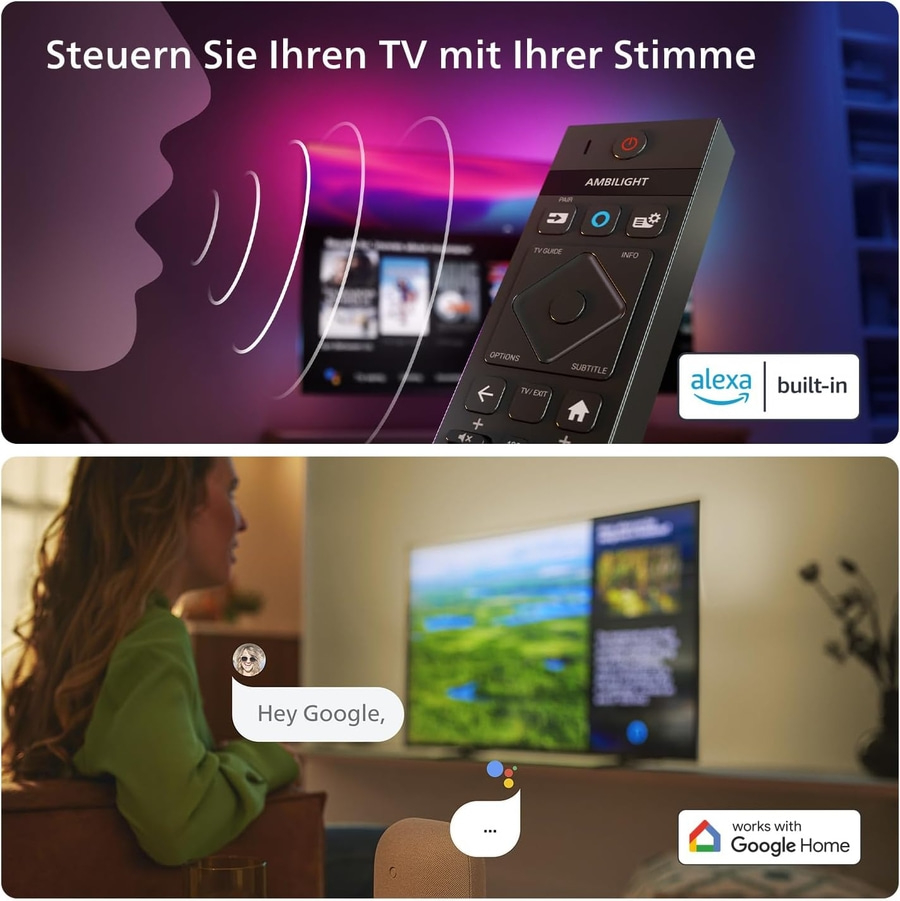 PHILIPS Ambilight Fernseher 75" 4K UHD LED Smart TV 144 Hz 75PUS8909/12 B-Ware