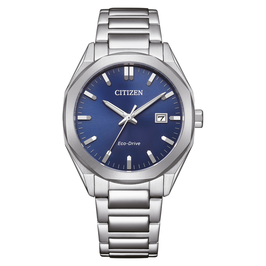 CITIZEN Herrenarmbanduhr BM7620-83L Solar Eco-Drive Datum 38mm silber B-Ware