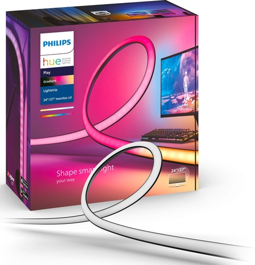 PHILIPS LED Streifen Hue Play Gradient Lightstrip 24/27Zoll 3er-Set NEU