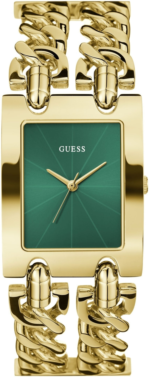 GUESS Quarzuhr HEAVY METAL GW0740L2 Armbanduhr Damenuhr Edelstahlarmband B-Ware