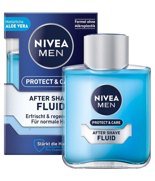NIVEA MEN After Shave Protect & Care Fluid Aloe Vera sanft erfrischend 2 x 100ml