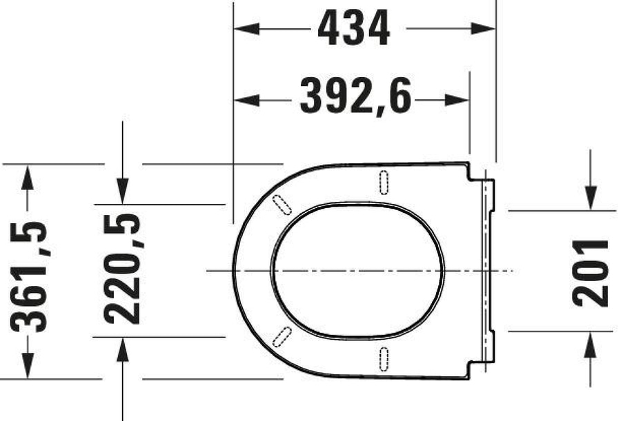 DURAVIT Toilettendeckel Absenkautomatik D-Neo WC-Sitz 376x441x43 mm NEU