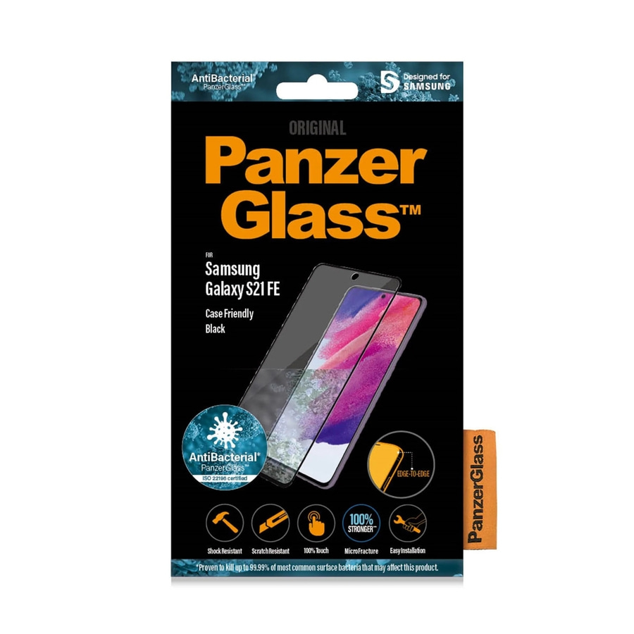 PanzerGlass™ Samsung Galaxy S21 FE Displayschutzglas Das Original