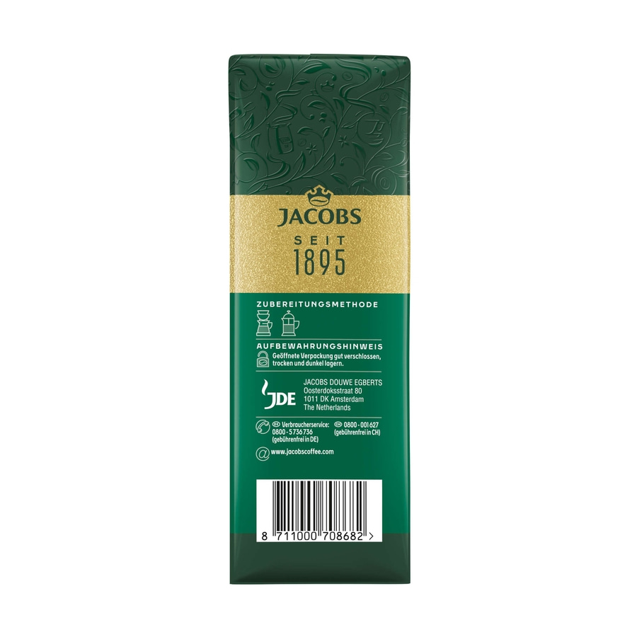 JACOBS Filterkaffee Krönung Mild Pulver-Kaffee Röstkaffee gemahlen 6 x 500g