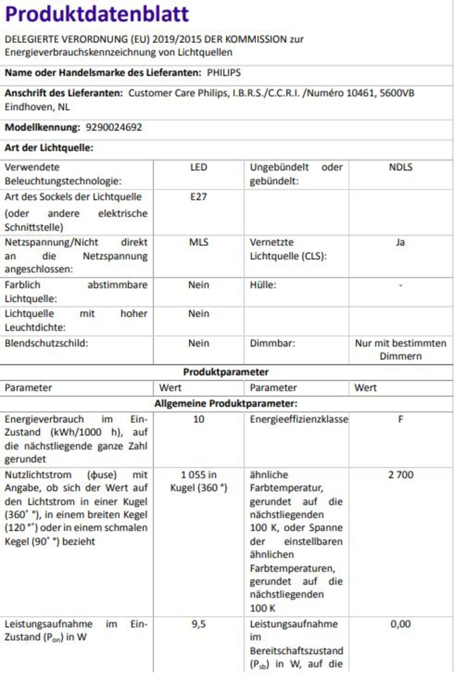 4x PHILIPS Hue White Leuchtmittel Smart Home E27/9,5W 1100lm Warmweiß NEU