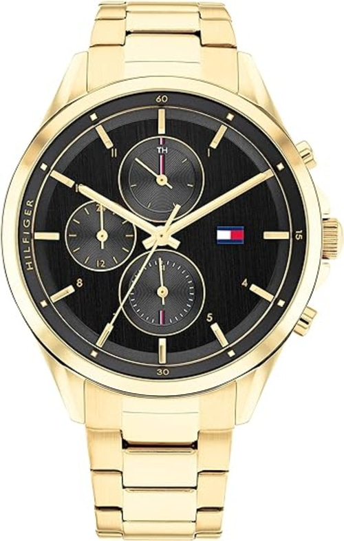 TOMMY HILFIGER Armbanduhr Damen 1782423 Quarzuhr gelbgoldfarben 38mm B-WARE
