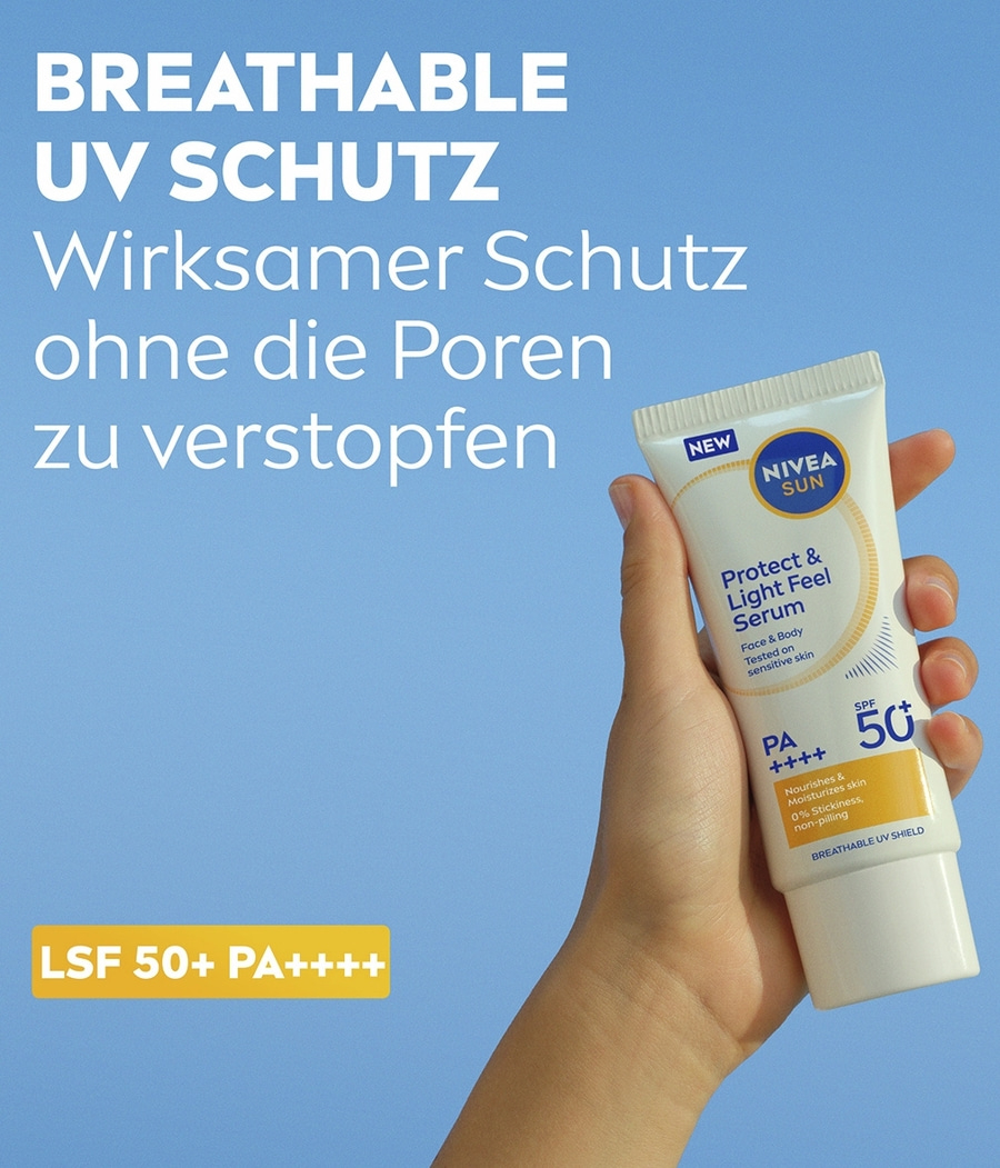 Nivea Sonnenschutz mit LSF 50+ für empfindliche Haut