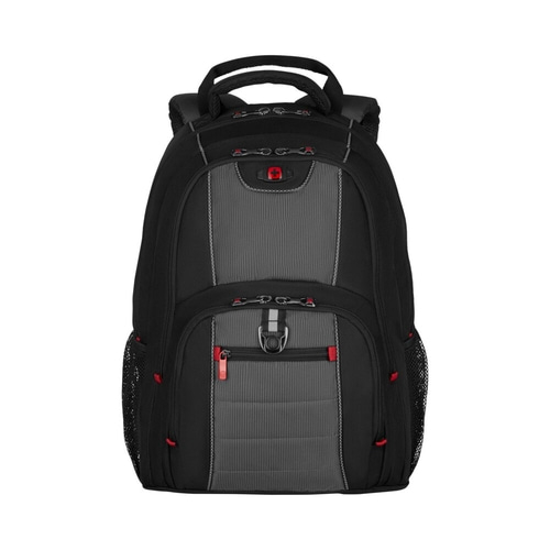 WENGER Laptop-Rucksack Pillar 16" Laptop Tablet-Fach 25 Liter Schwarz/ Grau