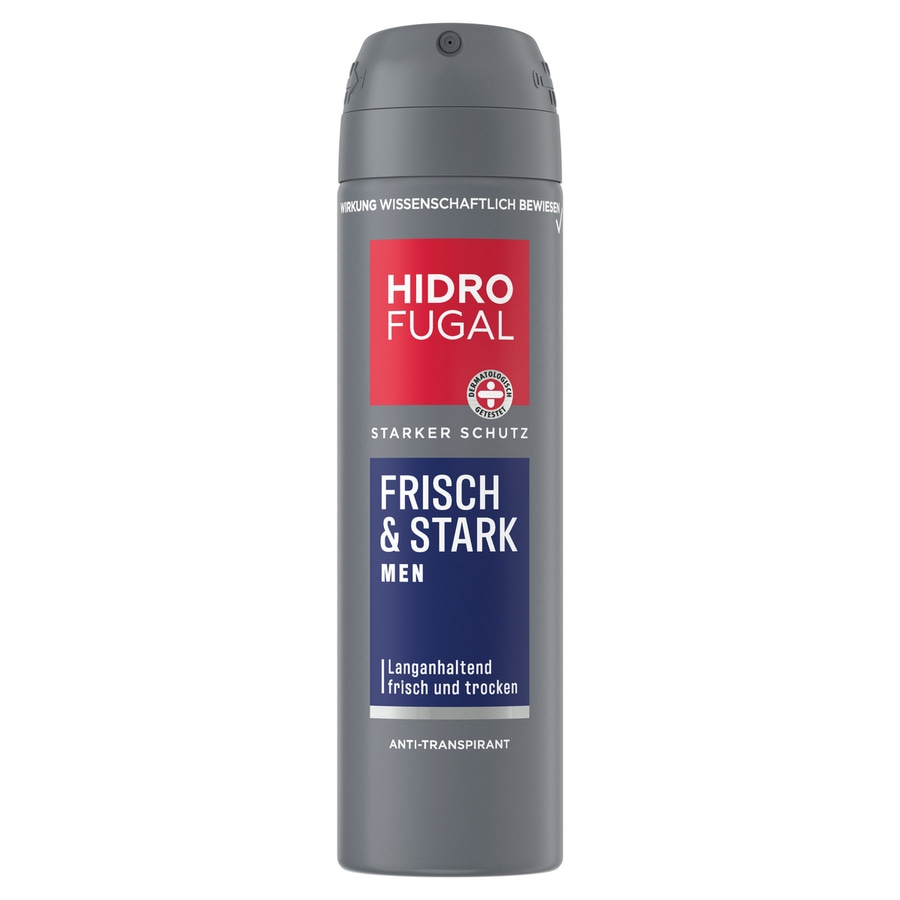 Deo-Spray Hidrofugal Frisch & Stark Men, Anti-Transpirant, starker Schutz, langanhaltend frisch und trocken