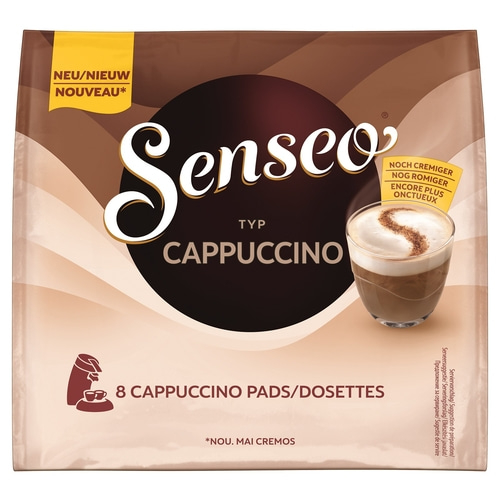 SENSEO Pads Typ Cappuccino Senseopads weich cremig 10 x 8 Getränke Kaffeepads