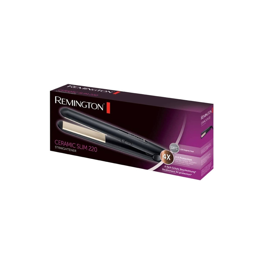 REMINGTON Glätteisen Haarglätter S1510 Ceramic Slim Turmalin Keramik bis 220°C