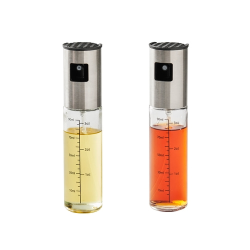 BETTY BOSSI Sprühflasche Öl und Essig 100ml Glas 2 Stk. Feines Zerstäuben