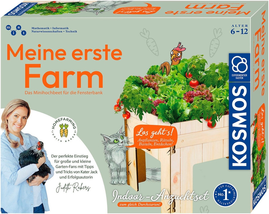 KOSMOS Meine erste Farm 309/63726 Experimentierkasten Mini-Hochbeet NEU