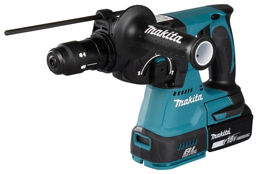 Makita Bohrmaschine, blau-schwarz, mit Akku, professionelles Werkzeug, 18V, BL Motor