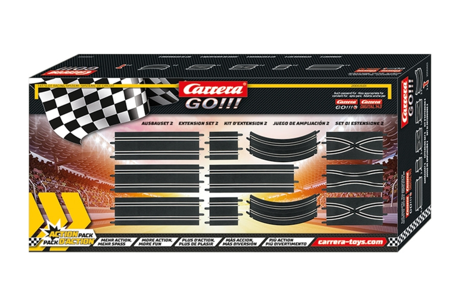 CARRERA Ausbauset 2 Digital 143 Plus & Go Ausbauen Erweitern 1:43 Maßstab NEU