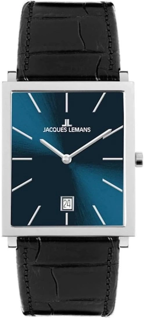 JACQUES LEMANS Nizza 1-2173B Armbanduhr 35x30mm Quarz Leder Datum B-WARE