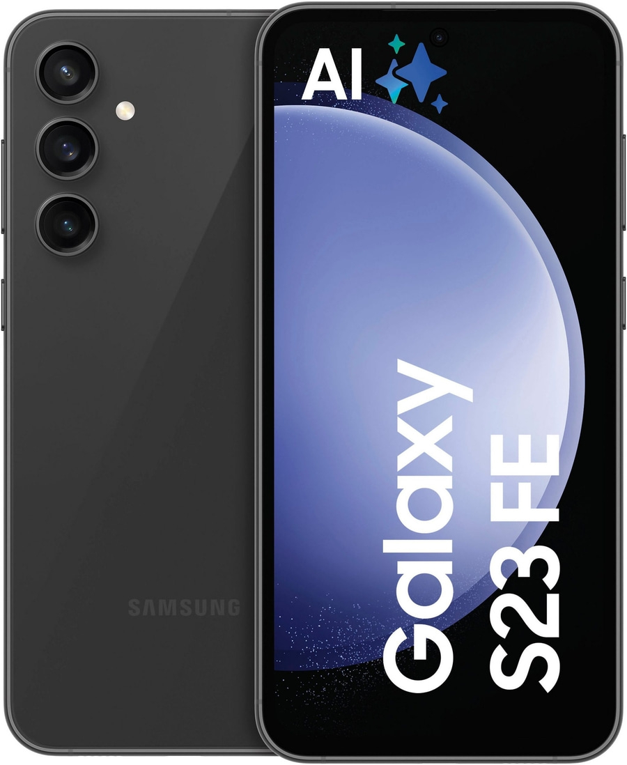 SAMSUNG Galaxy S23 FE 6,4 Zoll 128 GB Smartphone 50 MP Kamera Graphite B-Ware