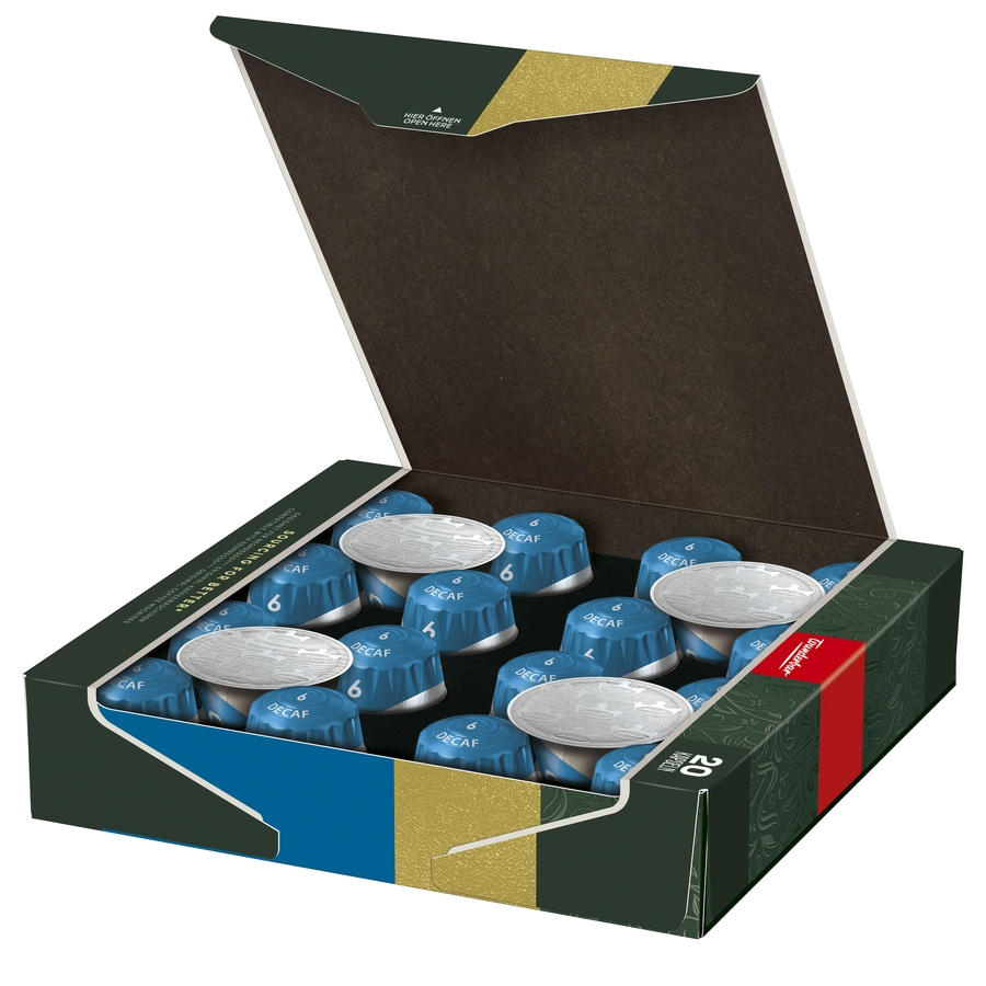 JACOBS Kapseln Decaffeinato Classico 6 entkoffeiniert 200 Nespresso®* kompatibel