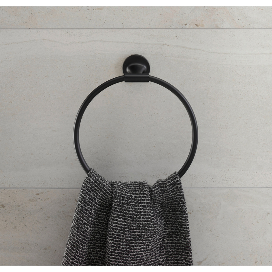 DURAVIT Handtuchhalter Starck T Handtuchring Schwarz Matt NEU