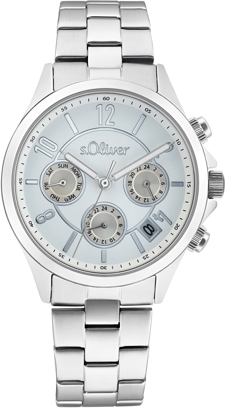 S.OLIVER Damenarmbanduhr 2033556 Quarz Multifunktion Mineralglas 36mm B-WARE