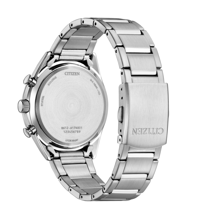 CITIZEN Herren Armbanduhr CA0459-79L Eco-Drive Chronograph 40mm Edelstahl B-Ware