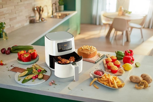PHILIPS Heißluftfritteuse 3000 Serie HD9252/00 Fritteuse 1400W weiß