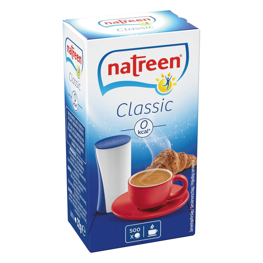 Natreen Classic, 0 kcal, Kaffeetasse, Croissant, Servier Vorschlag