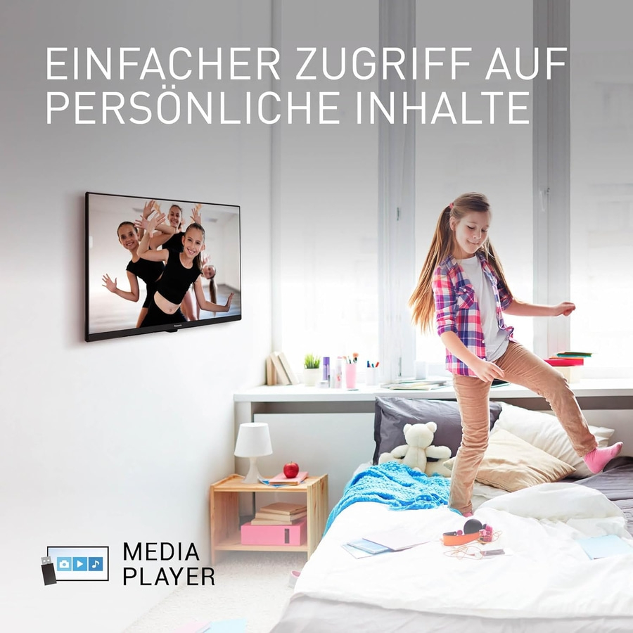 PANASONIC Fernseher 32 Zoll 720p HD LED TV HD Triple Tuner HDMI TS-32N30AEZ