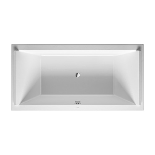 DURAVIT Badewanne Starck 2000 x 1000 mm Weiß mit 2 Rückenschrägen