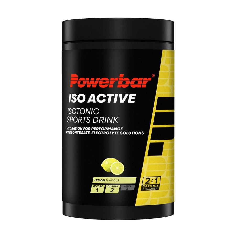 POWERBAR Isoactive Lemon 600g - Isotonisches Sportgetränk 5 Elektrolyte Pulver