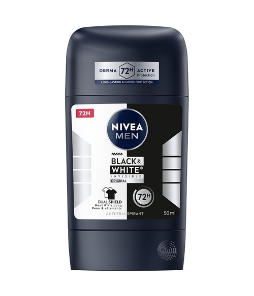 NIVEA Deodorant Black & White Invisible Original Deo Stick 5 x 50ml