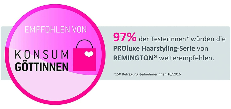REMINGTON Haarglätter Glätteisen S9100 PROluxe Keramik Display 10 Temperaturen