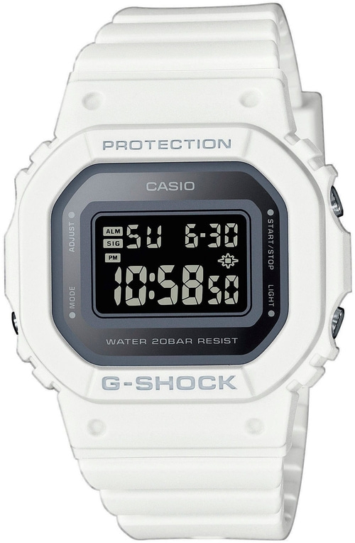 CASIO G-SHOCK Armbanduhr weiß GMD-S5600-7ER digital Quarz Kalender 46 mm B-WARE