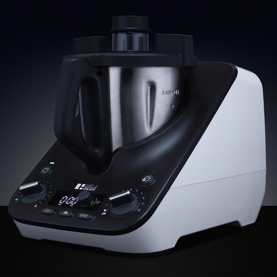 GRAEF Profi-Küchenmaschine CHEF-X GCX100 Knetmaschine zerkleinern mahlen kochen