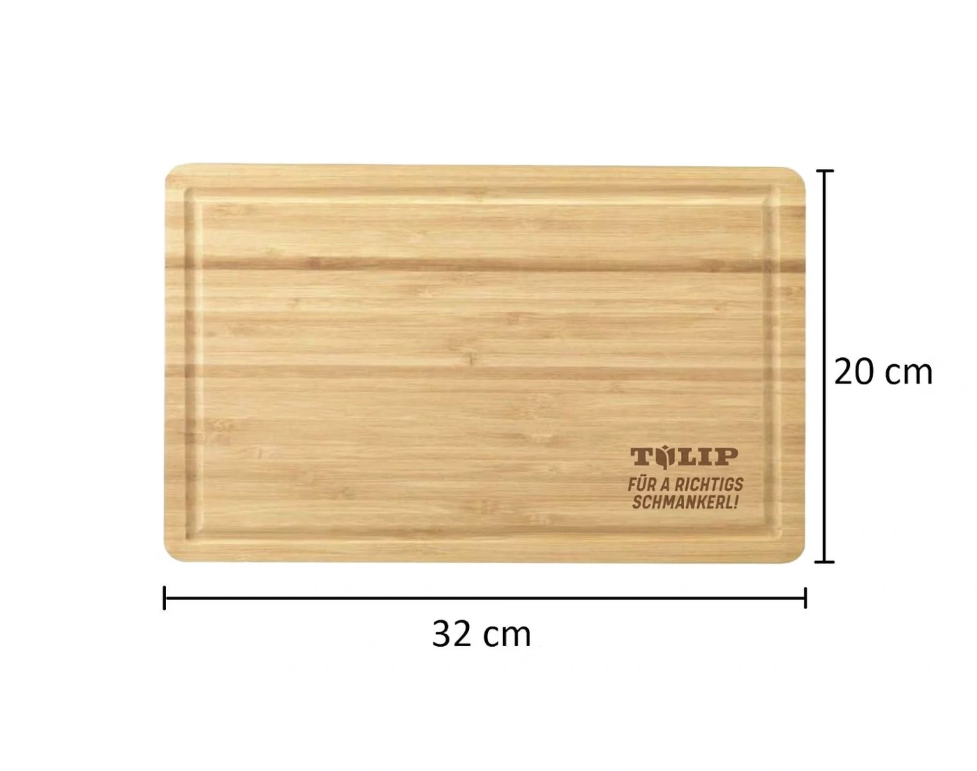 TULIP Grillhaxe ohne Schwarte 2x 500g - für Backofen oder Grill + Schneidbrett