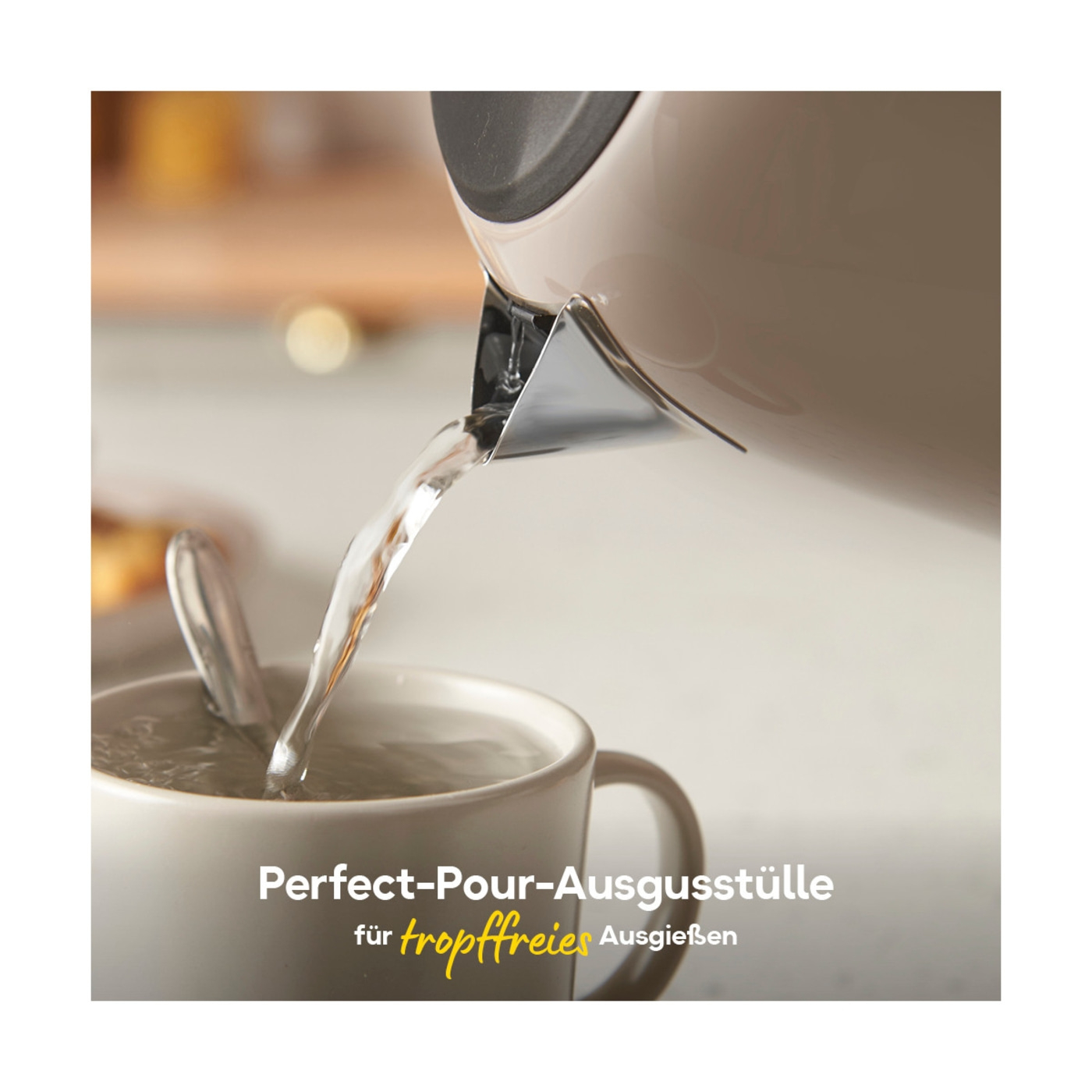 RUSSELL HOBBS Wasserkocher Colours Plus Mocha 28511-70 1,7L 2400W Mokka Braun