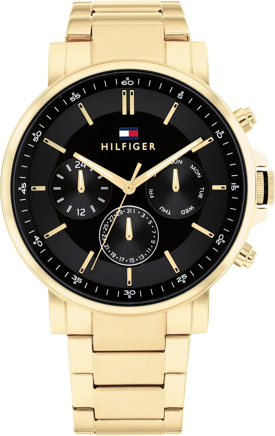 TOMMY HILFIGER Multifunktionsuhr 1710589 Armbanduhr Herrenuhr 44 mm