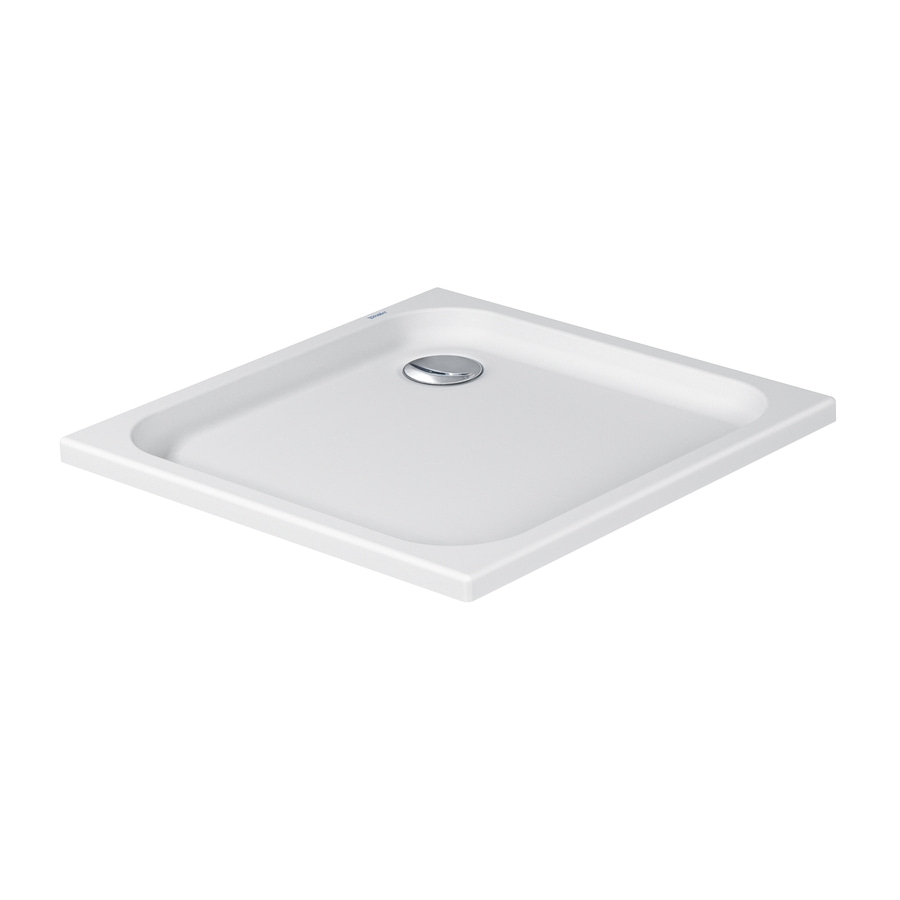 DURAVIT Duschwanne D-Code 800x800mm Weiß Quadrat Ablaufdurchmesser 90mm