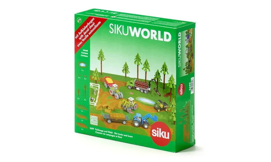 SIKU Feldwege und Wald 5699 SIKU WORLD Modell Erweiterung Spielelement