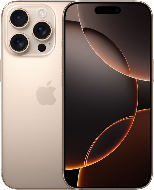 APPLE iPhone 16 Pro 5G 128 GB 6,3 Zoll DualSIM 48MP titan sand MYNF3ZD/A B-Ware