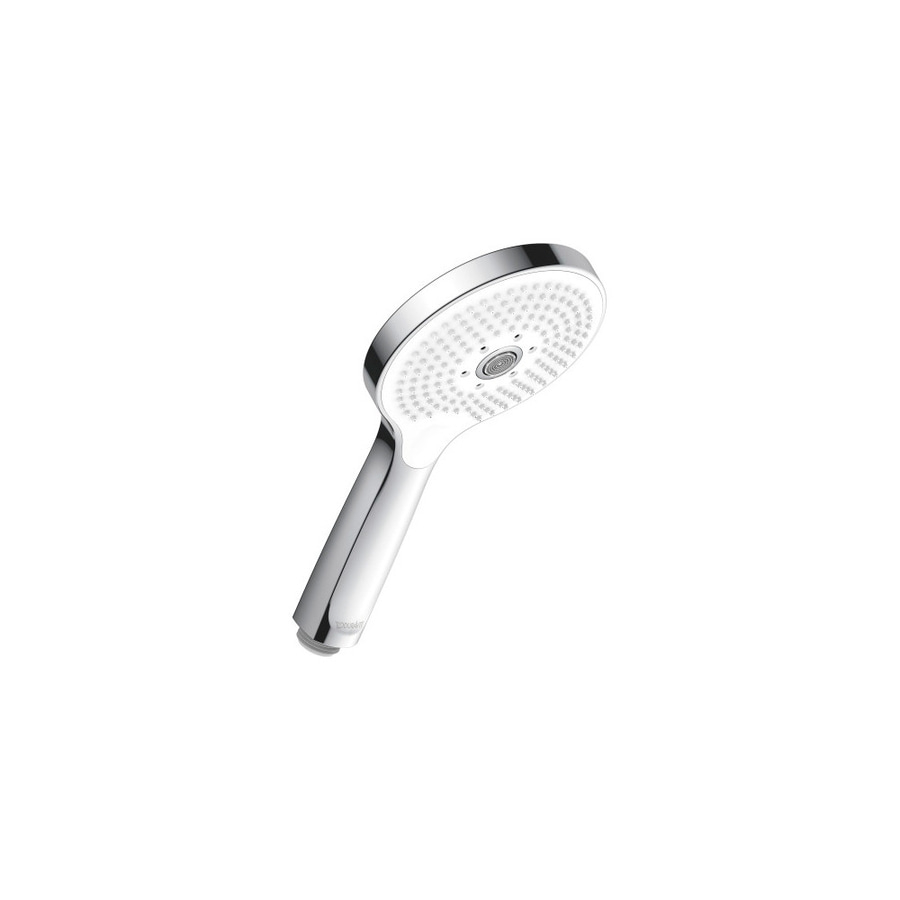 Handbrause, weiß und silber, Badezimmer, Dusche, Wasser, Bad