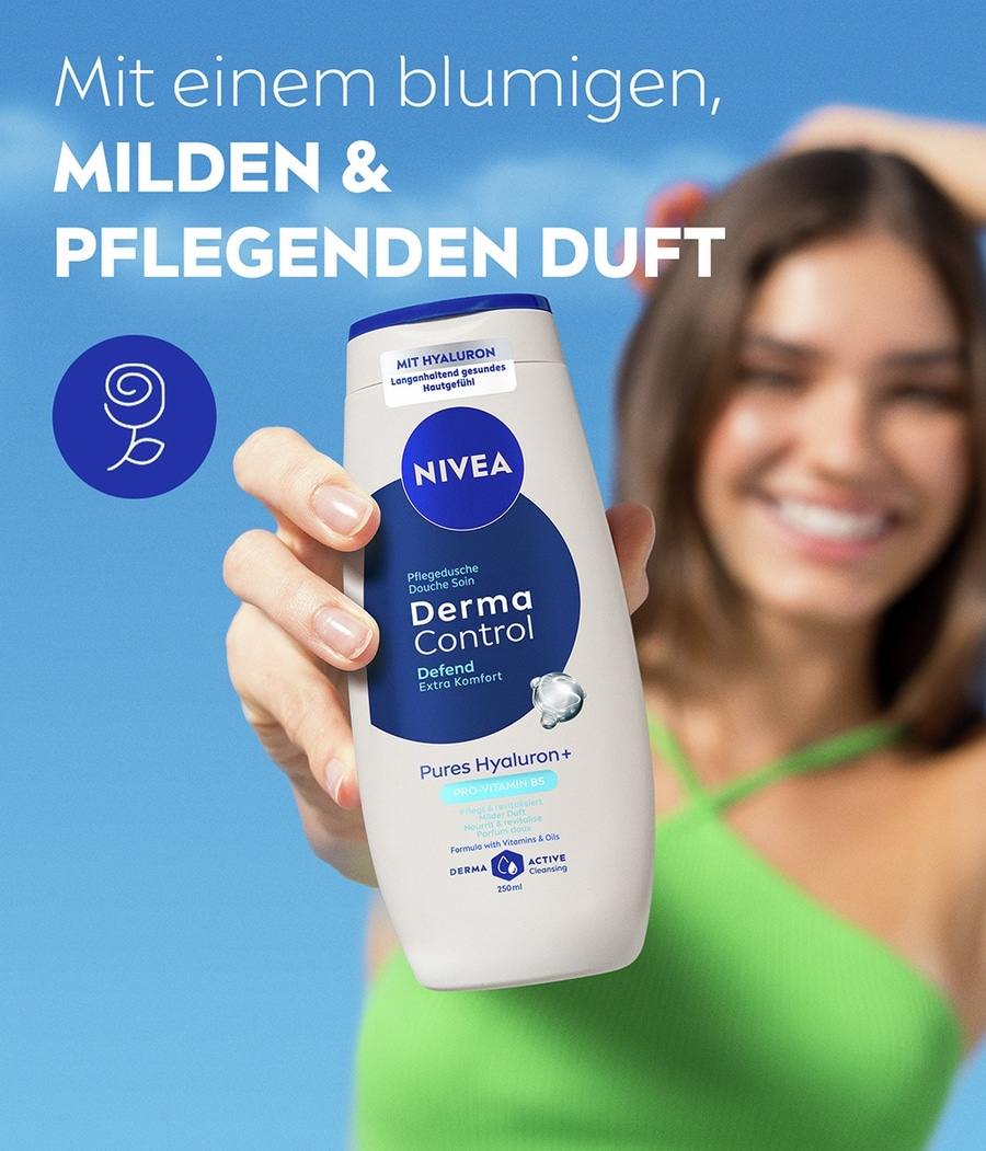 Nivea Derma Control Pflegedusche mit Hyaluron und Vitamin B5
