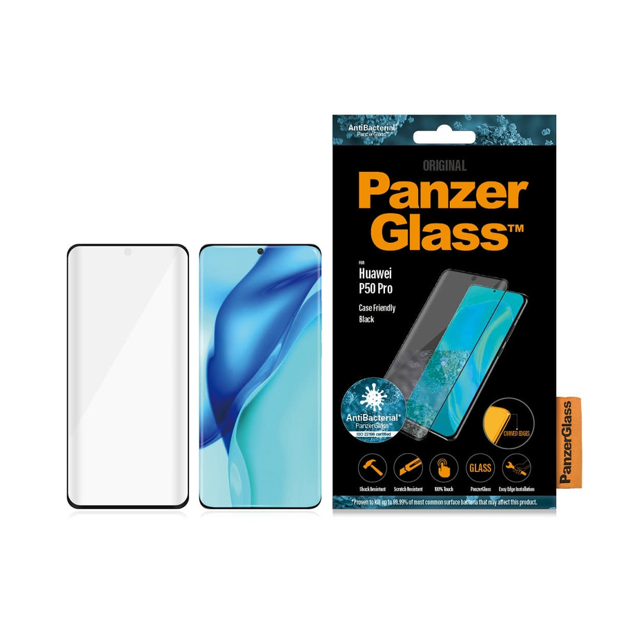 ORIGINAL PANZERGLASS Displayschutz Huawei P50 Pro Panzerfolie Schutzglas