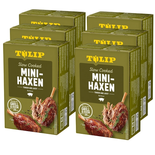 TULIP 6x Mini-Haxe 500g Vakuumverpackt und im Backofen oder Grill zubereitet