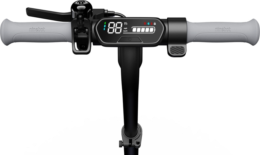 Lenker eines Elektrorollers mit Display und Bedienelementen