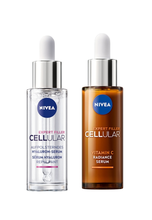 NIVEA CELLULAR Expert Hyaluron Serum 30ml + Vitamin C Serum 30ml Set