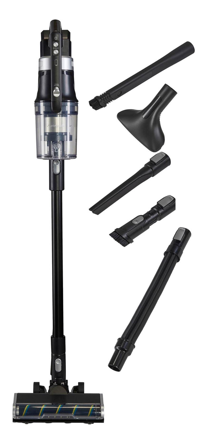 HANSEATIC Akku-Hand-und Stielstaubsauger HVS450BMC 450 Watt 0,7 l B-WARE